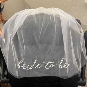 White Bride-to-Be Veil